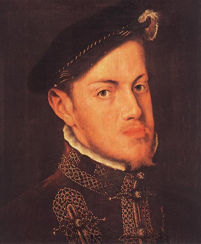 MOR VAN DASHORST, Anthonis Portrait of the Philip II, King of Spain sg France oil painting art